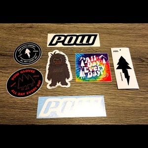 POW Gloves sticker pack